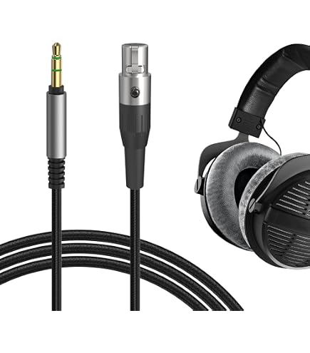 Amazon.com: beyerdynamic PRO X Cable 9.8 ft, Straight Cable for